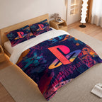 Gamer Duvet Cover Set featuring Pop Art PlayStation Logo 2