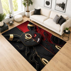 Pokemon Shiny Umbreon Dark Aura Area Rug 2