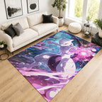 Pokemon Mewtwo Psychic Power Area Rug