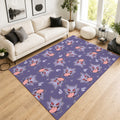 Pokemon Gengar Pattern Repeat Area Rug