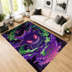 Pokemon Gengar Ghost Purple Aura Area Rug 2