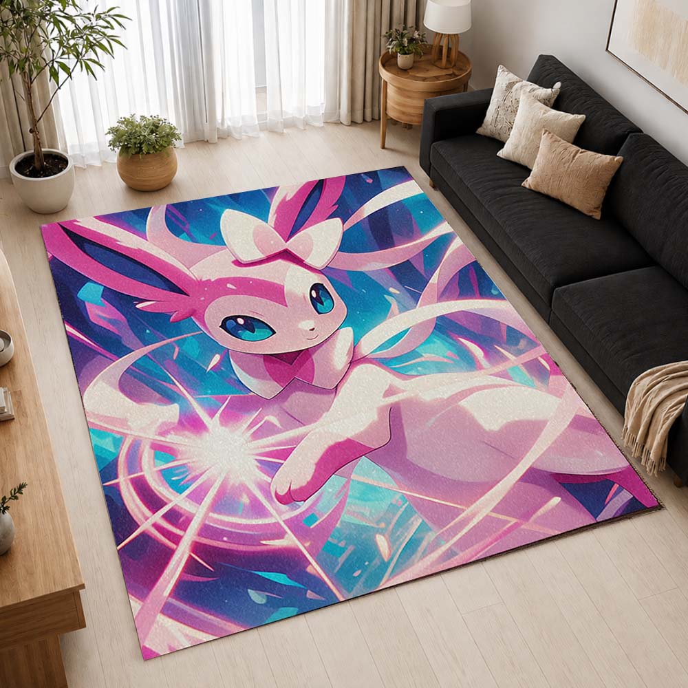 Sylveon Pokemon 11 Area Rug - Pokemon Floor Mat 2