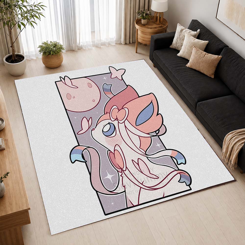 Sylveon Pokemon 5 Area Rug - Pokemon Floor Mat 2