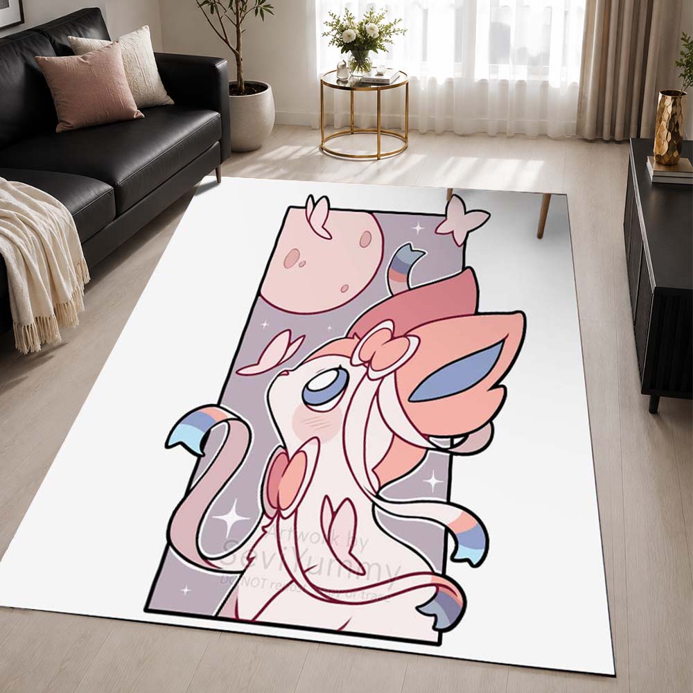 Sylveon Pokemon 5 Area Rug - Pokemon Floor Mat