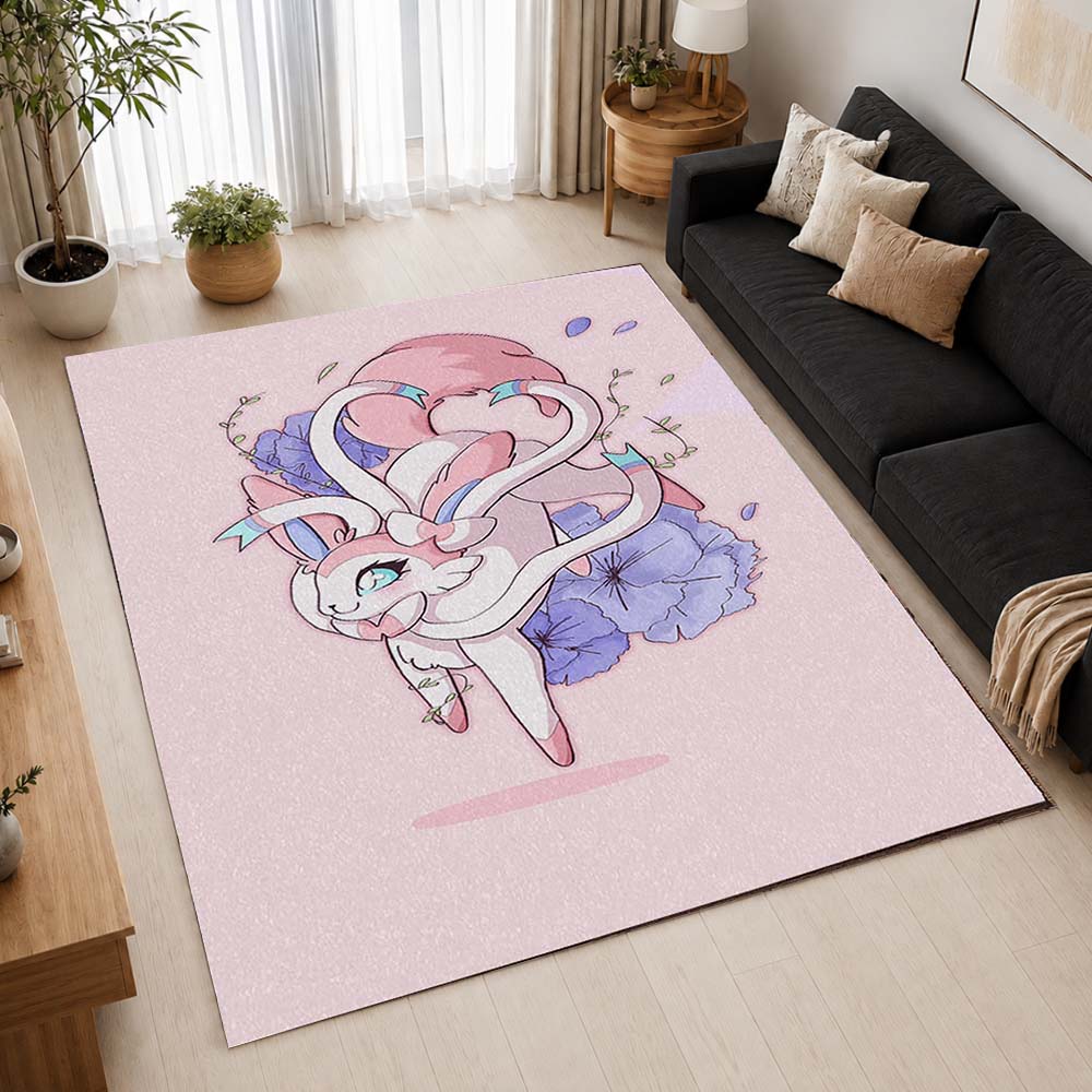 Sylveon Pokemon 7 Area Rug - Pokemon Floor Mat 2