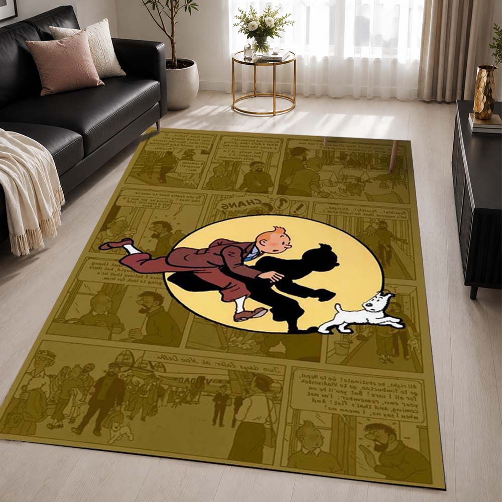 Tintin 2 Area Rug - The Adventures of Tintin Floor Mat