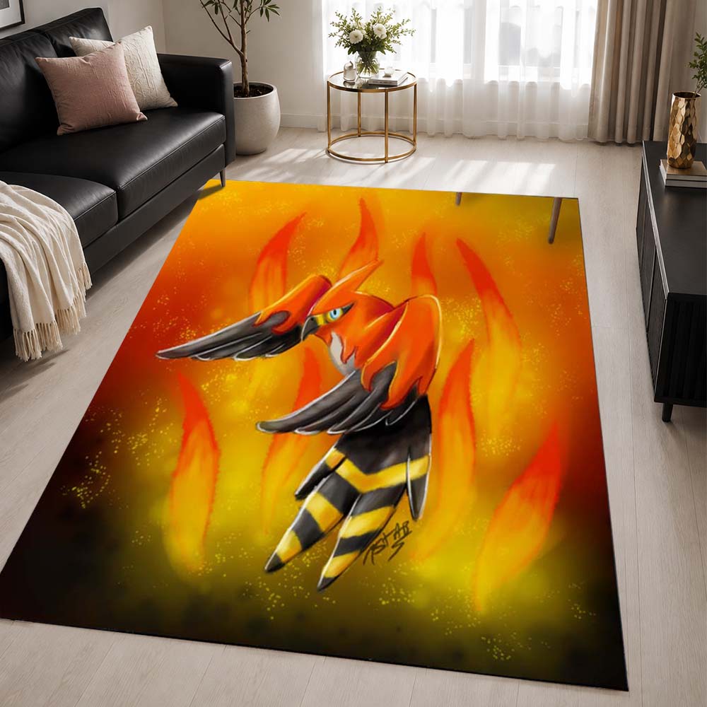 Talonflame Pokemon 4 Area Rug - Pokemon Floor Mat