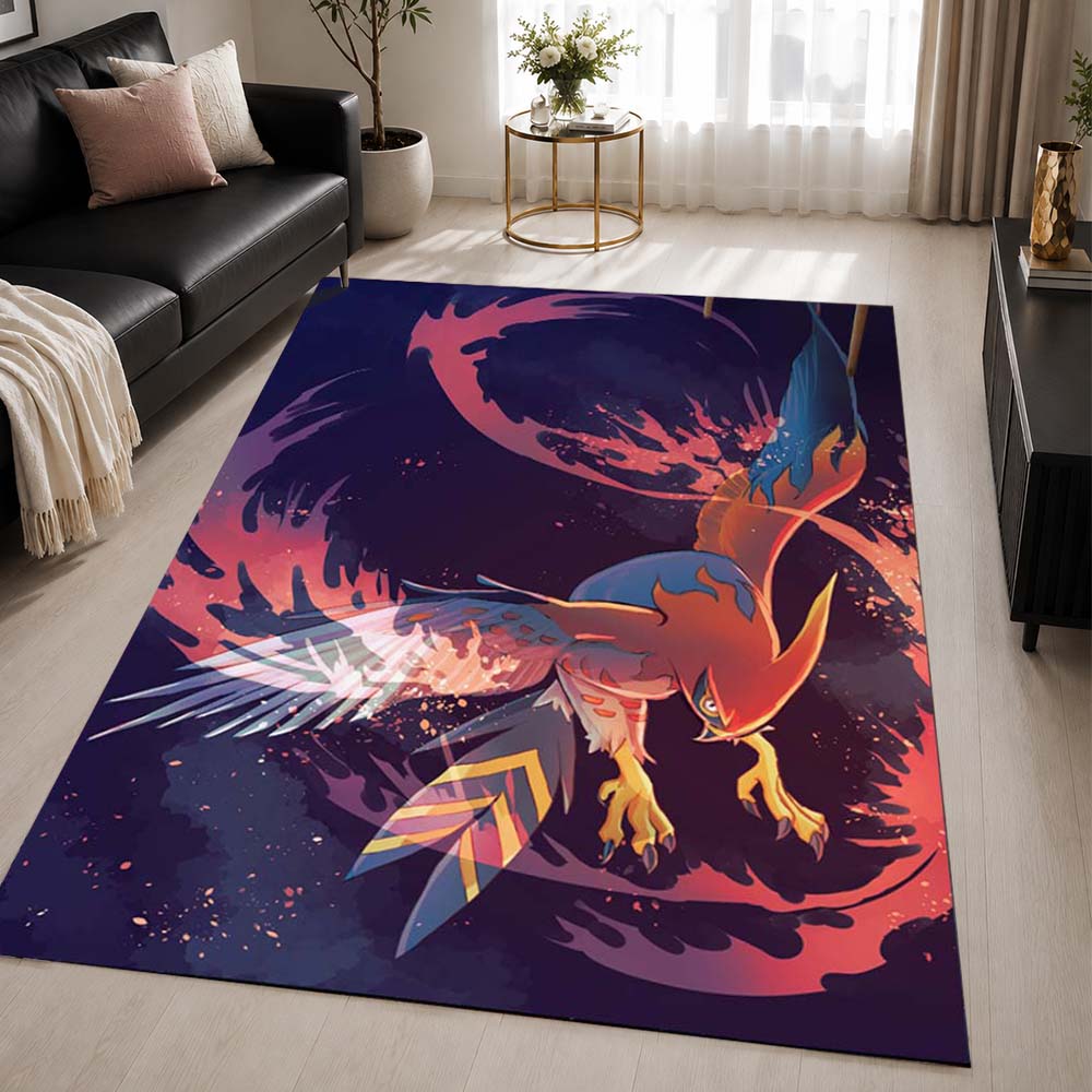 Talonflame Pokemon 7 Area Rug - Pokemon Floor Mat