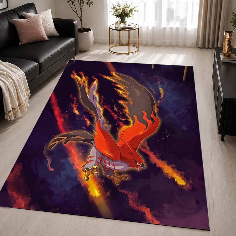 Talonflame Pokemon 9 Area Rug - Pokemon Floor Mat