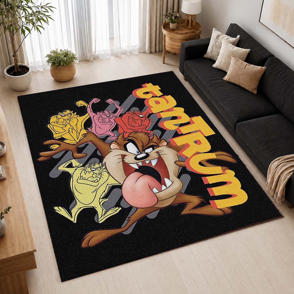 Taz Tasmania Looney Tunes 01 Area Rug - Looney Tunes Floor Mat 2