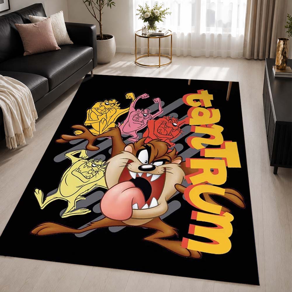 Taz Tasmania Looney Tunes 01 Area Rug - Looney Tunes Floor Mat