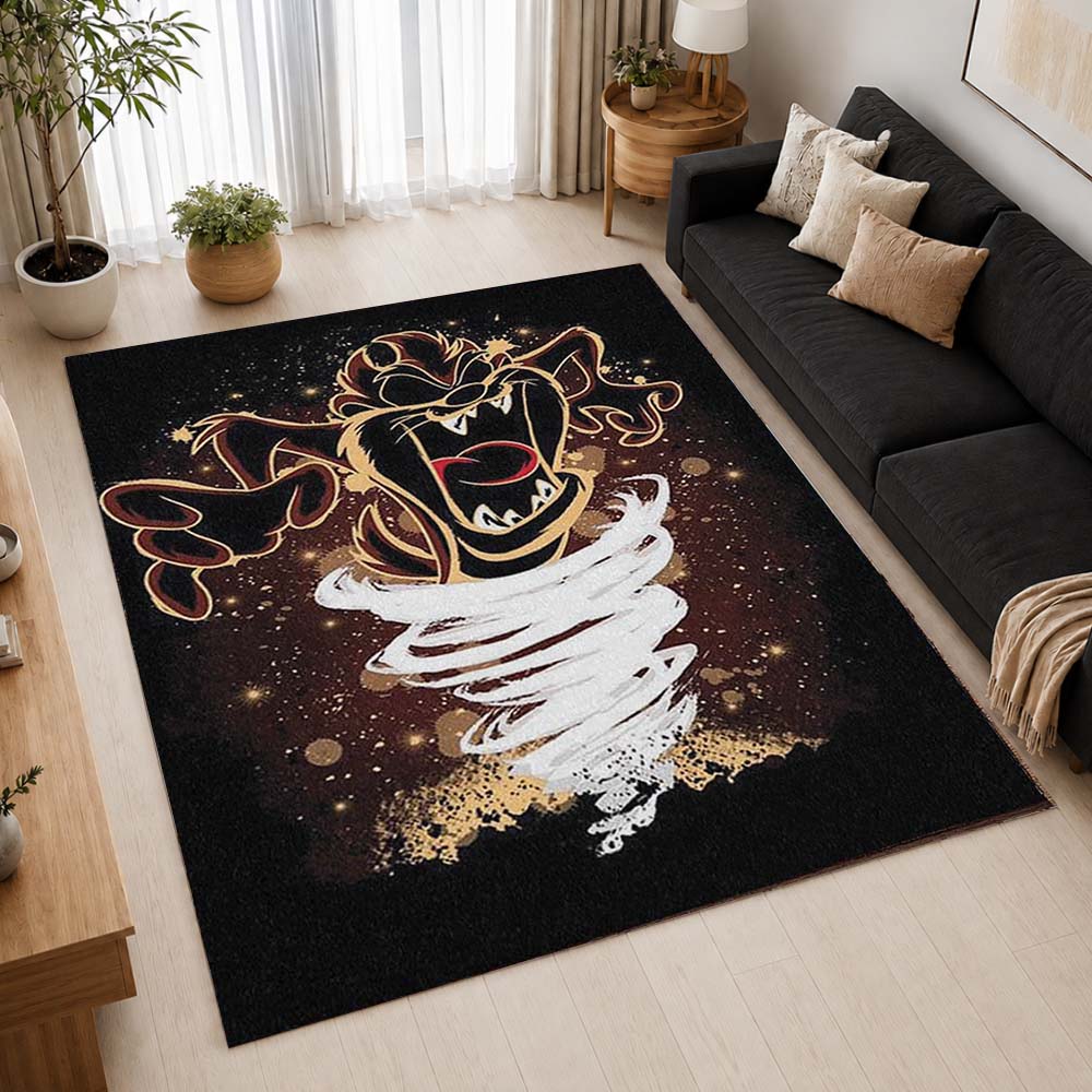 Taz Tasmania Looney Tunes 02 Area Rug - Looney Tunes Floor Mat 2