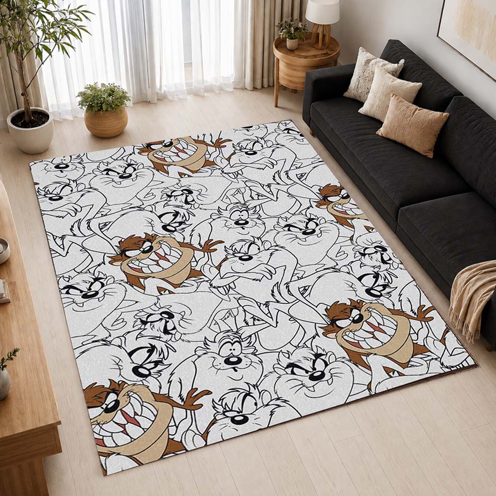 Taz Tasmania Looney Tunes 03 Area Rug - Looney Tunes Floor Mat 2