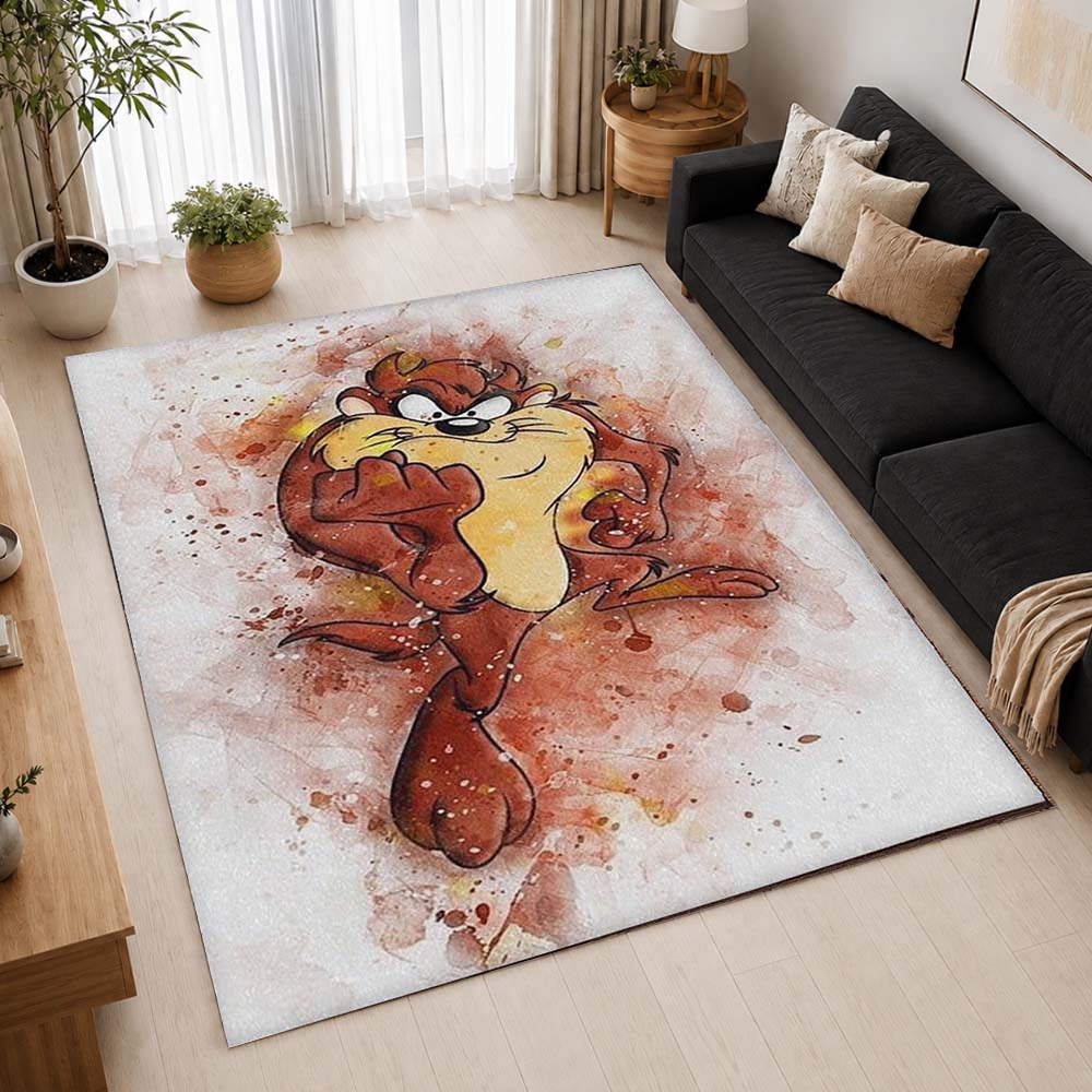 Taz Tasmania Looney Tunes 04 Area Rug - Looney Tunes Floor Mat 2