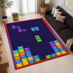 Tetris Nintendo Retro Gaming Game Boy 3 Area Rug - Tetris Floor Mat 2
