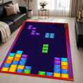 Tetris Nintendo Retro Gaming Game Boy 3 Area Rug - Tetris Floor Mat