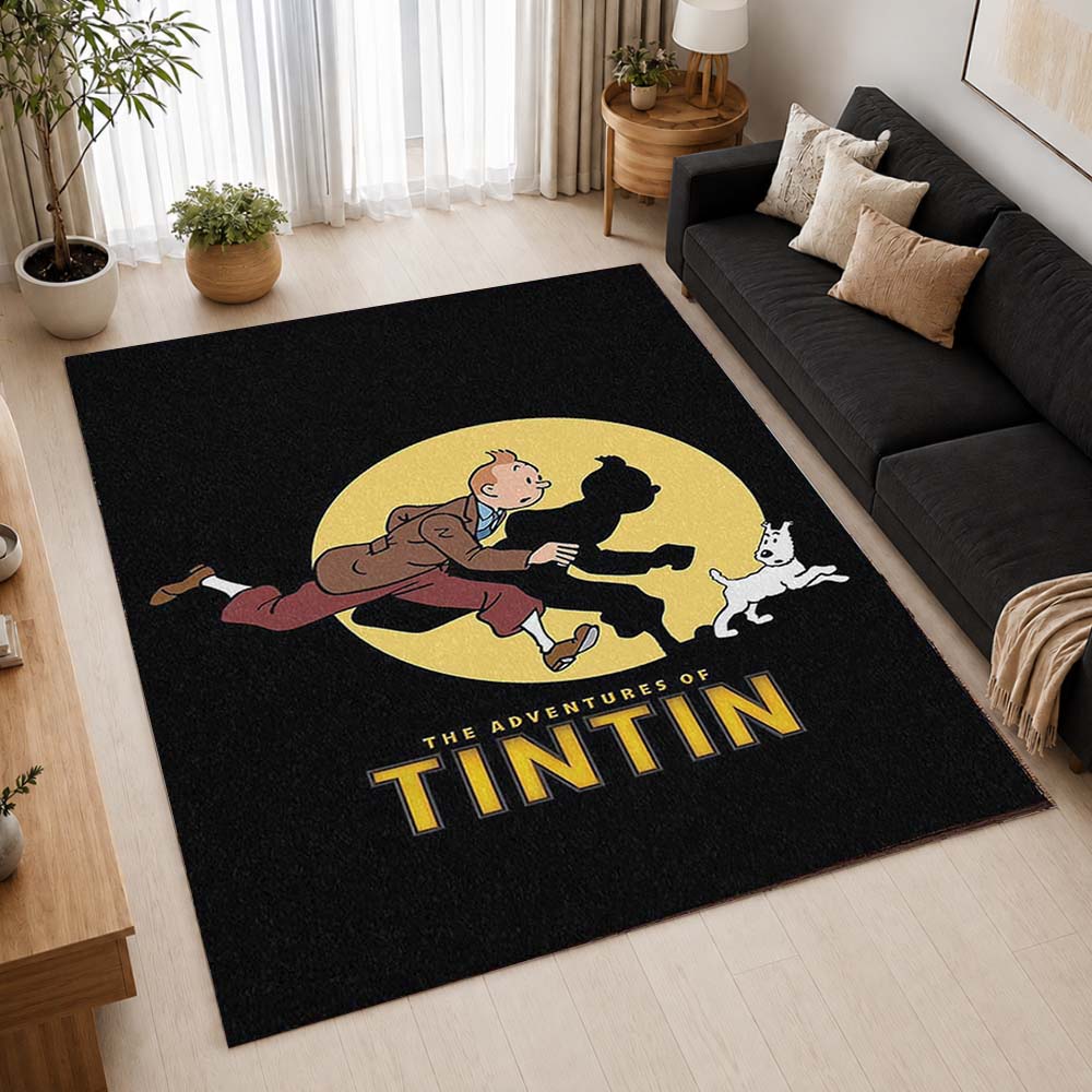 The Adventures of Tintin 3 Area Rug - The Adventures of Tintin Floor Mat 2