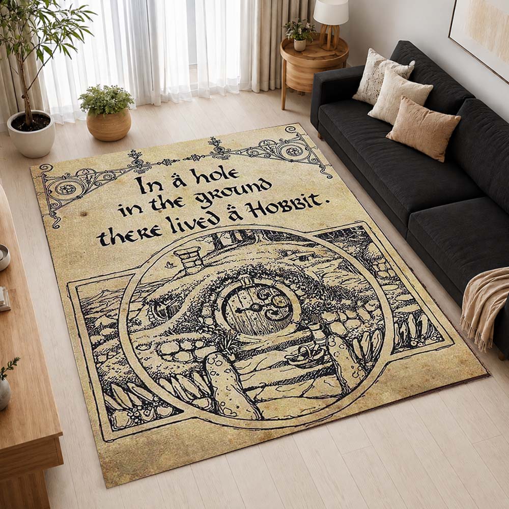 The Hobbit 1 Area Rug - The Hobbit Floor Mat 2