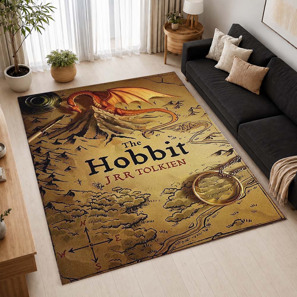 The Hobbit Jrr Tolkien 2 Area Rug - The Hobbit Floor Mat 2