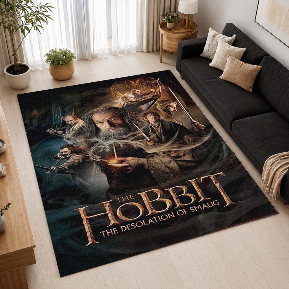 The Hobbit The Desolation Of Smaug Area Rug - The Hobbit Floor Mat 2