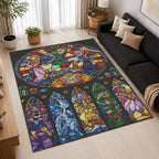 The Legend of Zelda All Characters 5 Area Rug - The Legend of Zelda Floor Mat 2