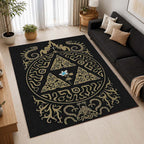 The Legend of Zelda Breath of the Wild Triforce Area Rug - The Legend of Zelda Floor Mat 2