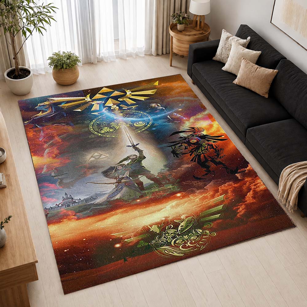 The Legend of Zelda LOZ01 Area Rug - The Legend of Zelda Floor Mat 2
