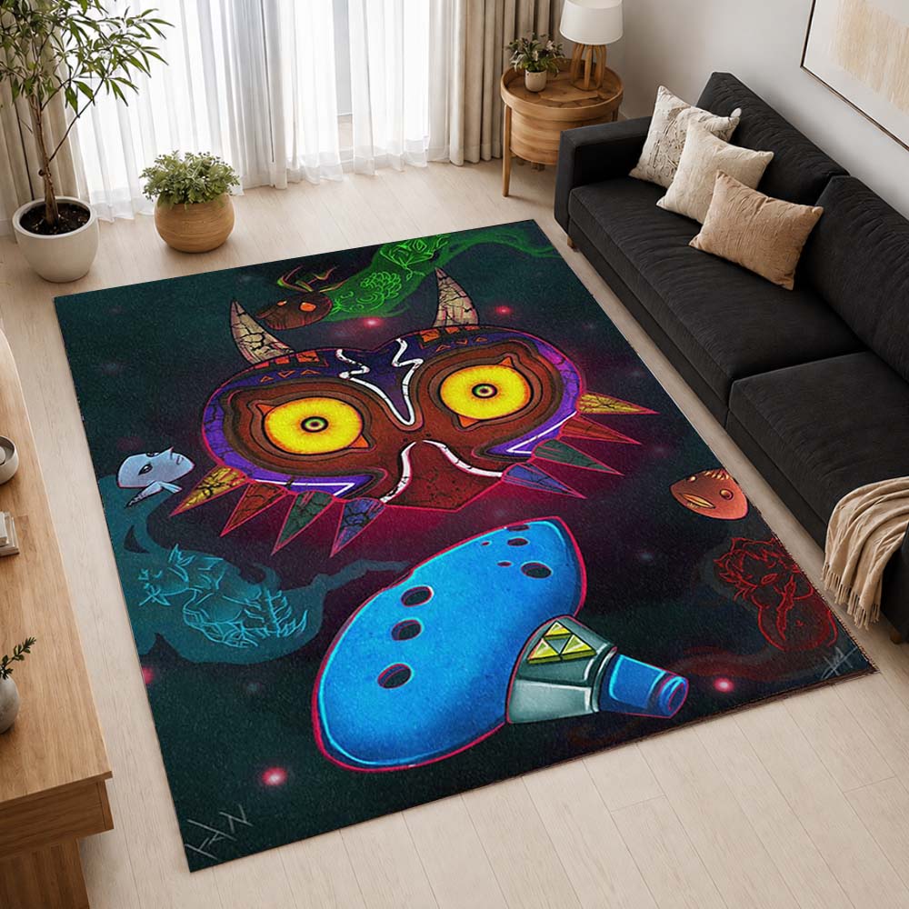 The Legend of Zelda Majoras Mask 4 Area Rug - The Legend of Zelda Floor Mat 2