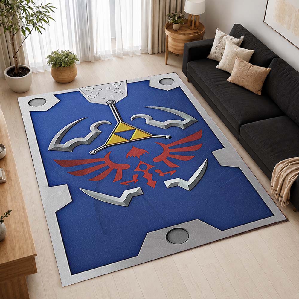 The Legend of Zelda emblem 2 Area Rug - The Legend of Zelda Floor Mat 2
