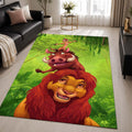 The Lion King Characters 02 Area Rug - The Lion King Floor Mat