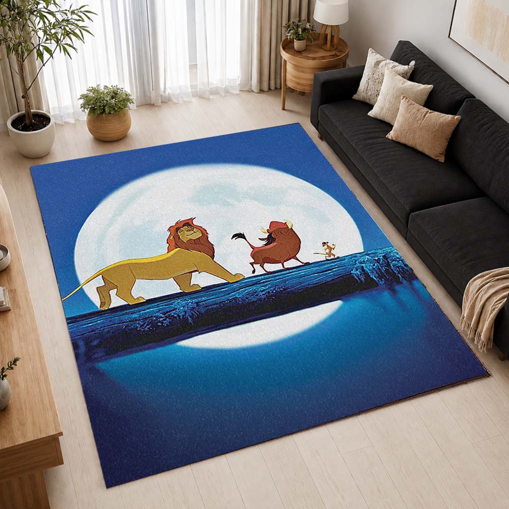 The Lion King Characters 03 Area Rug - The Lion King Floor Mat 2