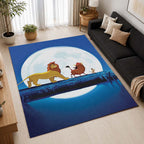 The Lion King Characters 03 Area Rug - The Lion King Floor Mat 2
