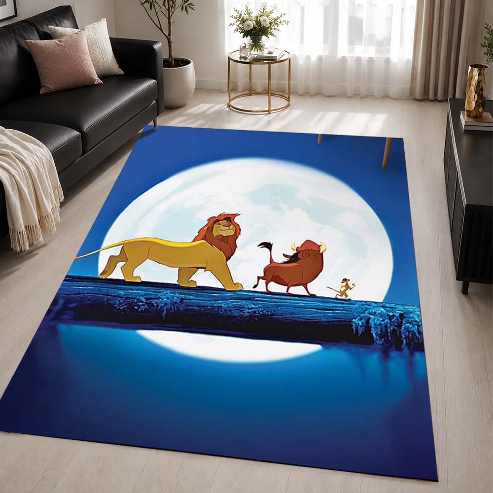 The Lion King Characters 03 Area Rug - The Lion King Floor Mat
