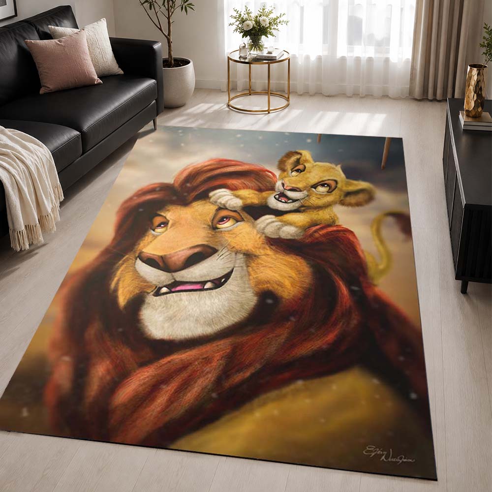 The Lion King Characters 05 Area Rug - The Lion King Floor Mat