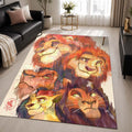 The Lion King Characters 06 Area Rug - The Lion King Floor Mat