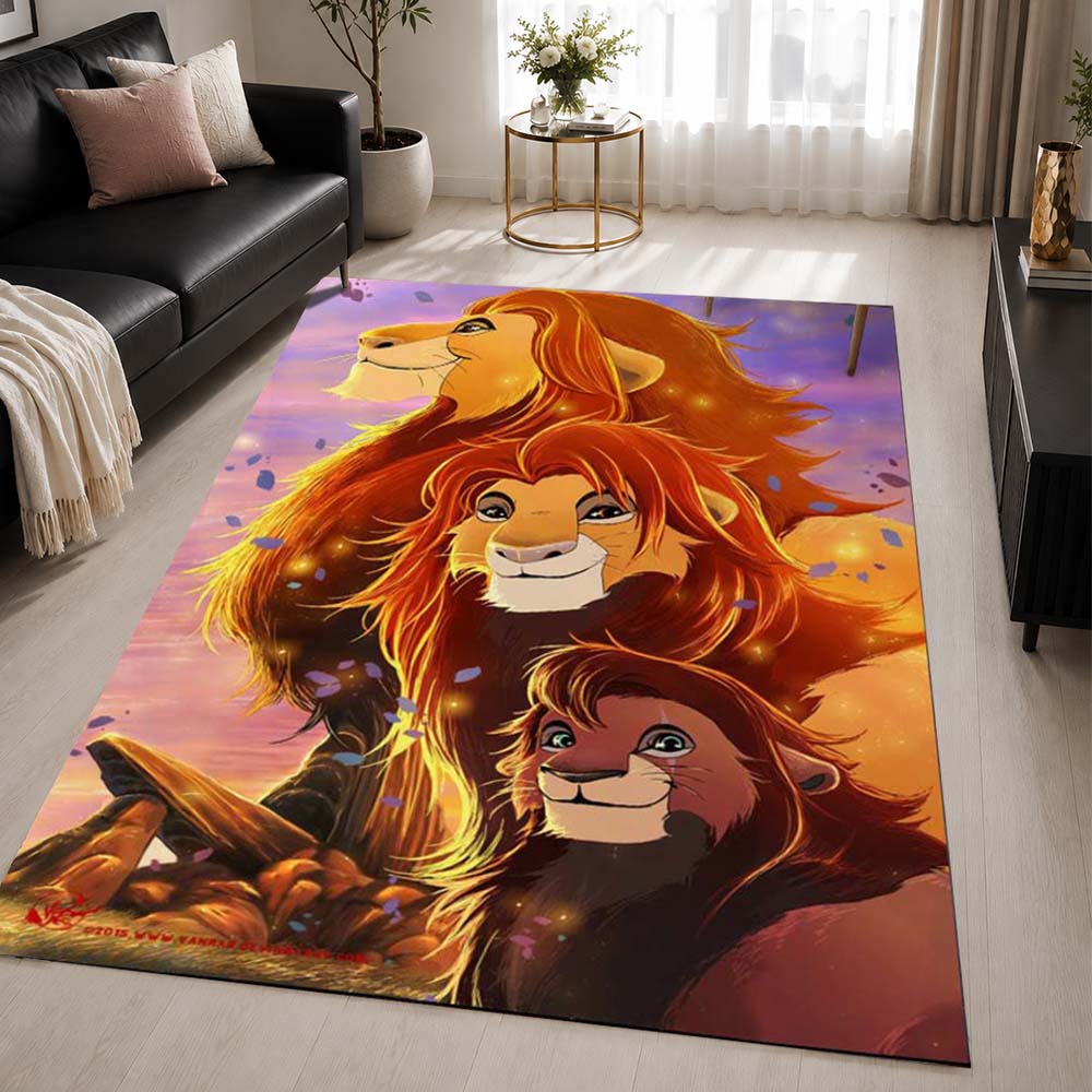 The Lion King Characters 07 Area Rug - The Lion King Floor Mat