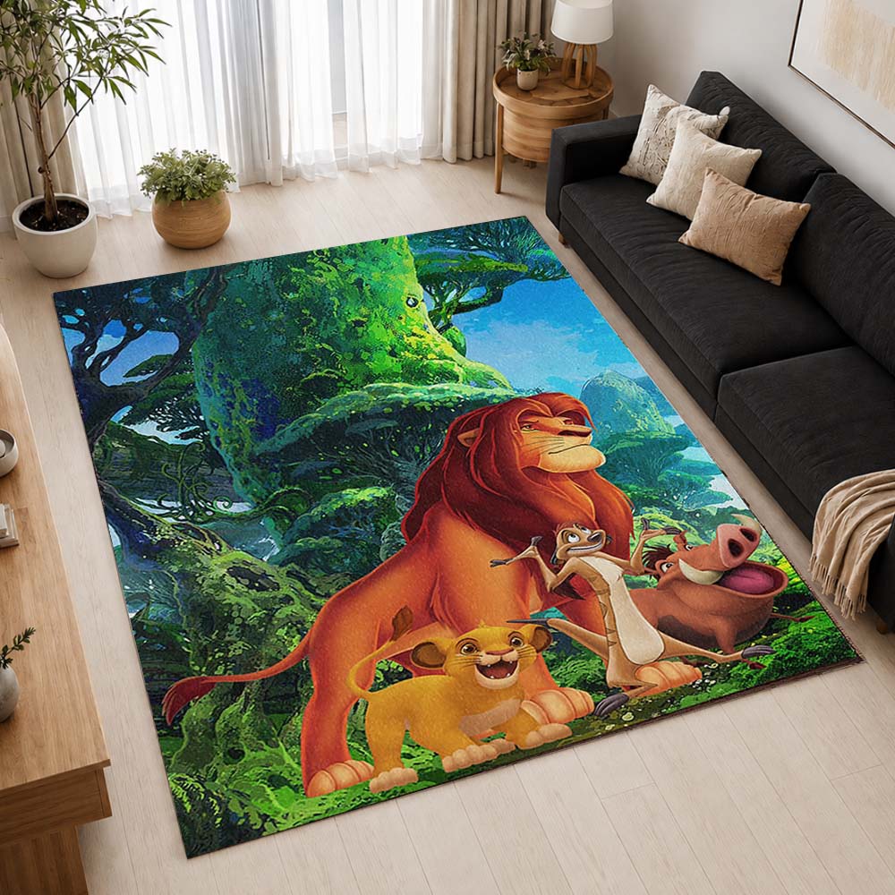 The Lion King Characters 1 Area Rug - The Lion King Floor Mat 2
