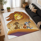 The Lion King Characters 10 Area Rug - The Lion King Floor Mat 2