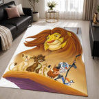 The Lion King Characters 10 Area Rug - The Lion King Floor Mat