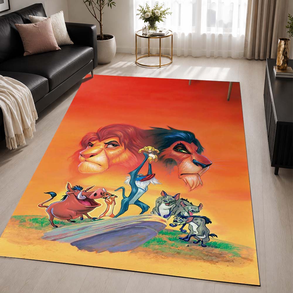 The Lion King Characters 11 Area Rug - The Lion King Floor Mat