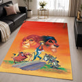 The Lion King Characters 11 Area Rug - The Lion King Floor Mat