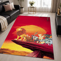 The Lion King Characters 12 Area Rug - The Lion King Floor Mat