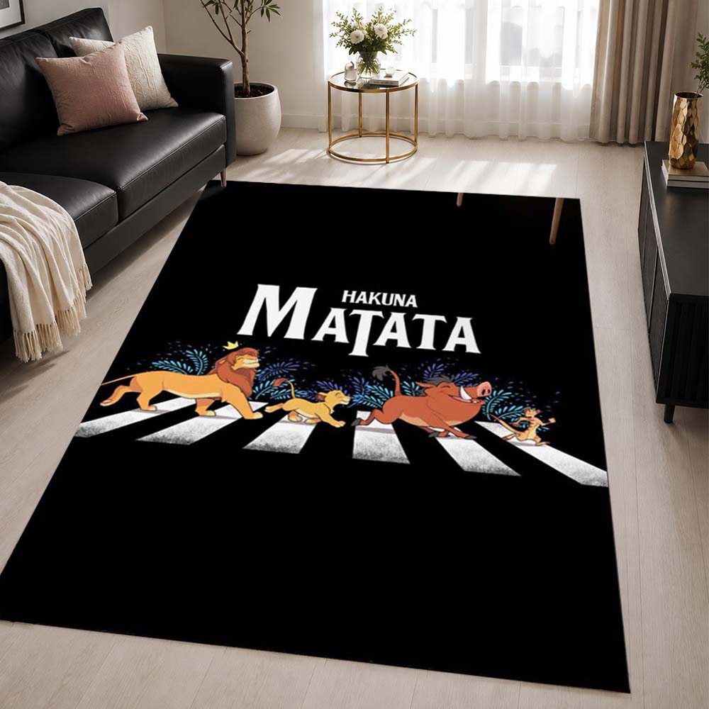 The Lion King Characters 18 Area Rug - The Lion King Floor Mat