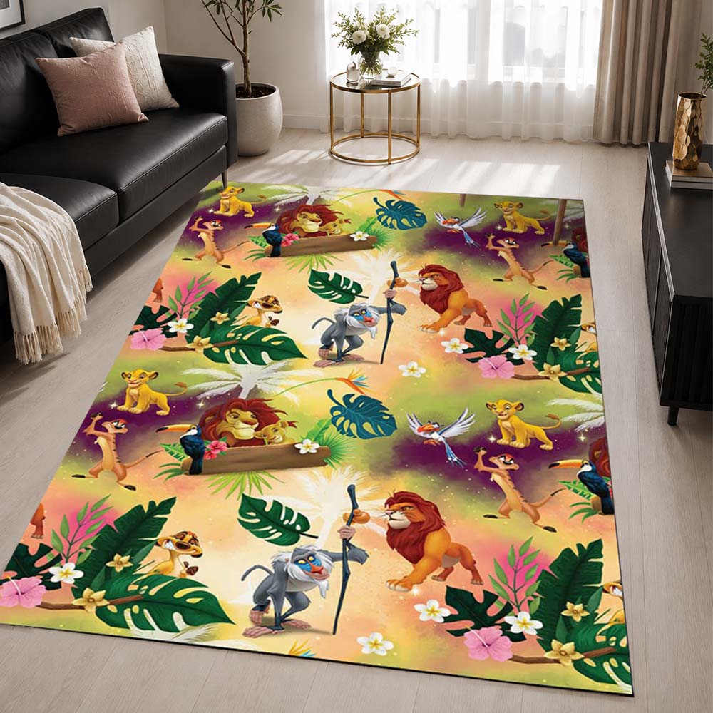 The Lion King Characters 19 Area Rug - The Lion King Floor Mat