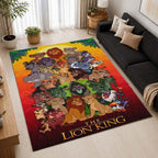 The Lion King Characters 24 Area Rug - The Lion King Floor Mat 2