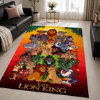The Lion King Characters 24 Area Rug - The Lion King Floor Mat
