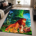 The Lion King Characters 1 Area Rug - The Lion King Floor Mat