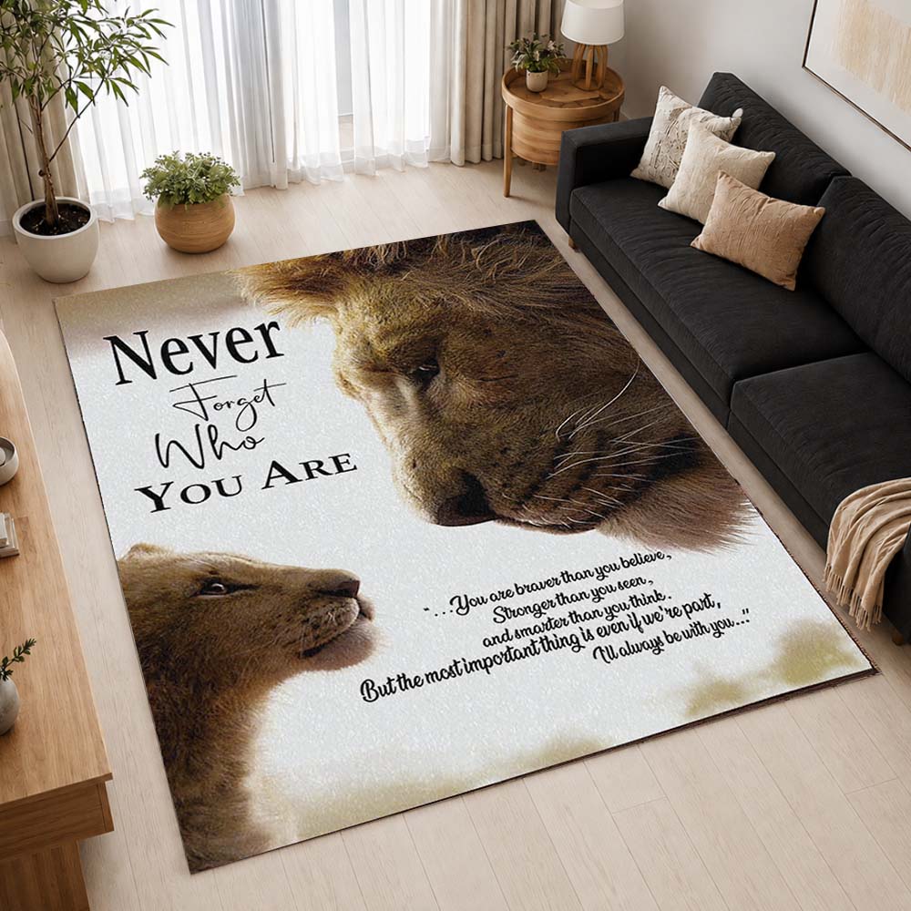 The Lion King Never Forget Who You Are Area Rug - The Lion King Floor Mat 2
