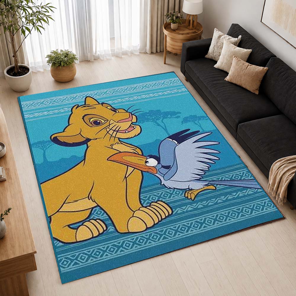 The Lion King Simba And Zazu Area Rug - The Lion King Floor Mat 2
