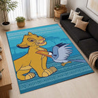 The Lion King Simba And Zazu Area Rug - The Lion King Floor Mat 2